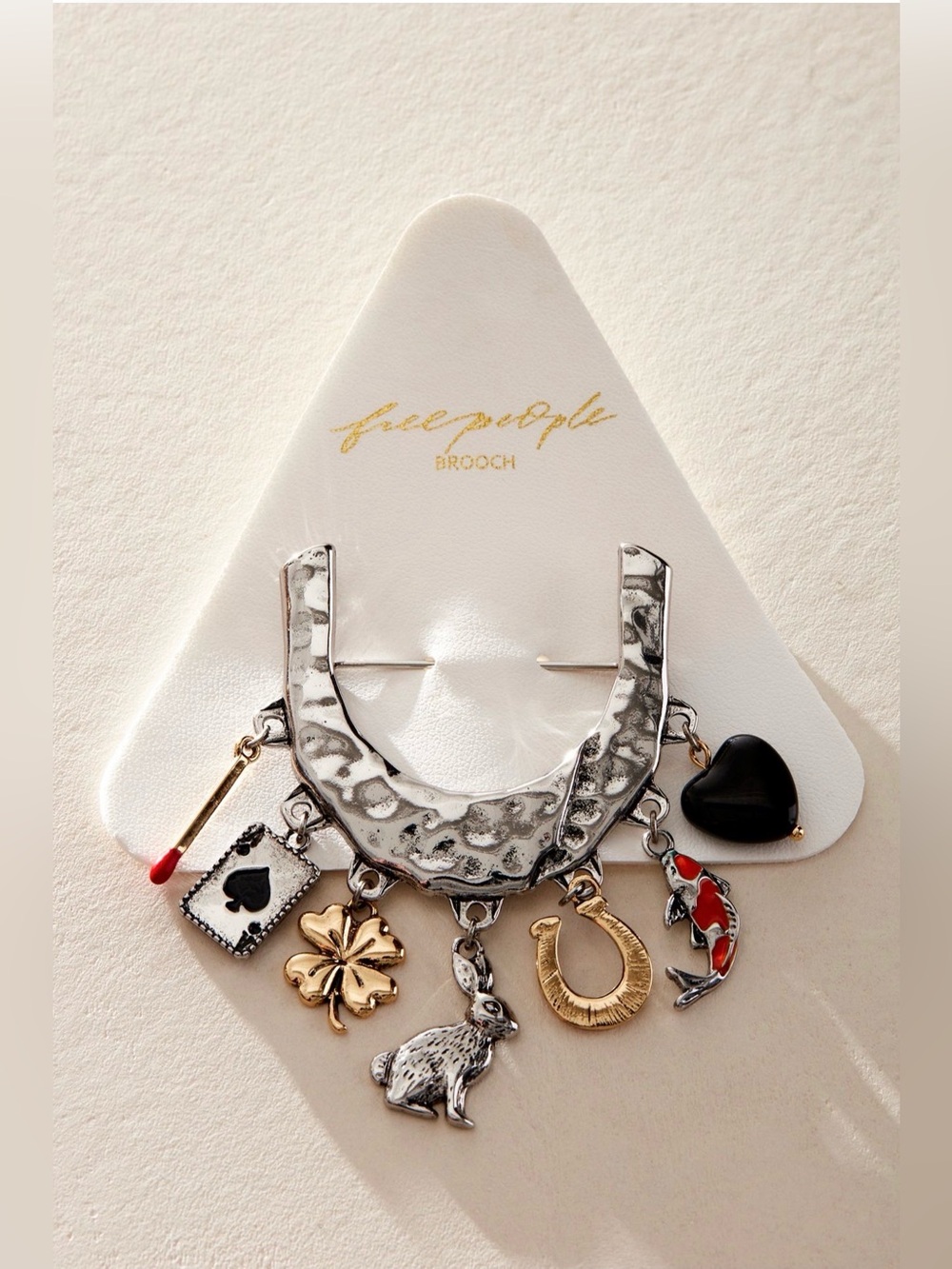 Free People Charming Darling Brooch NEW